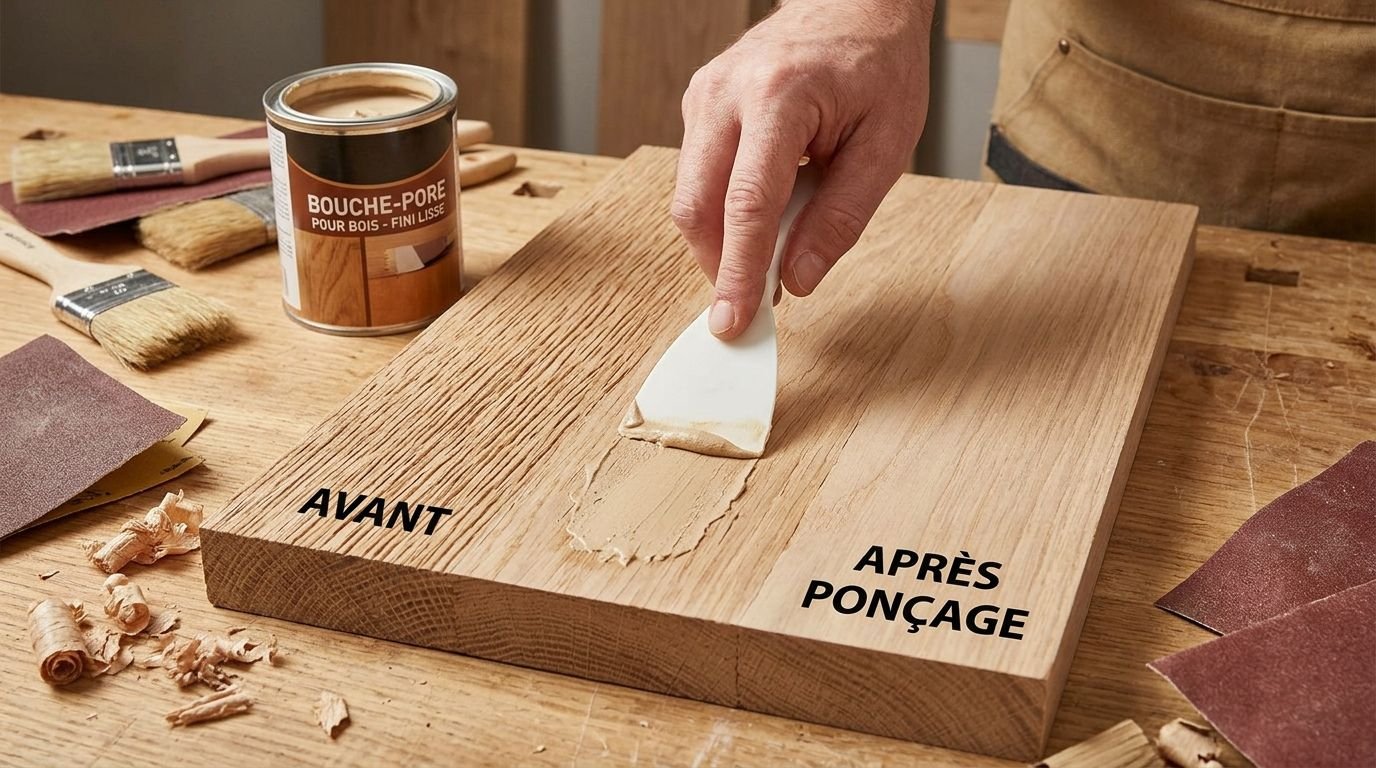 bouche pore pour bois