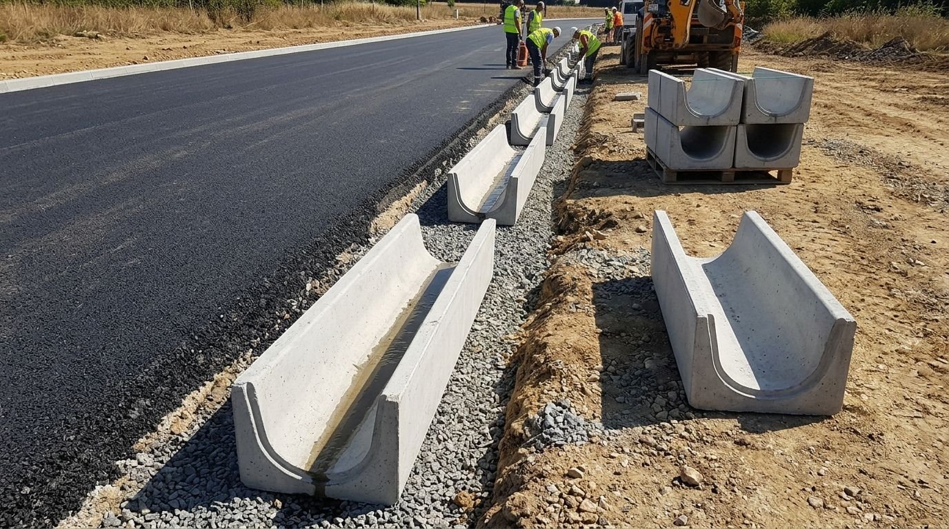 cunette béton